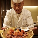 鮨 やすみつ - 宇部 赤貝