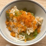 Sasaki - フキ　土鍋ご飯　カラスミ掛け