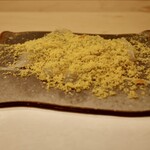 鮨 やすみつ - 真子鰈 唐墨