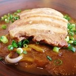 ふくふく庵 - カレー蕎麦（１４年２月）