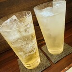 和彩むねや - ハイボールとリンゴジュース