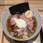 Ochaduke onigiri yamamotoyama - ローストビーフ茶漬け