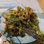 山の仙人 淳  - タラの芽とまたたび天ぷら