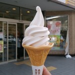 紀ノ川サービスエリア下り線 フードコート - すももとももソフトクリーム