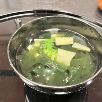 福吉兆 - わかめと竹の子の吸い物