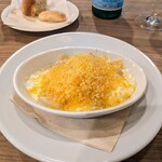 CALAMARI - ホワイトアスパラガスとミモレットチーズのグラタン