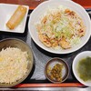 都来 - 鶏のから揚げ 半炒飯セット