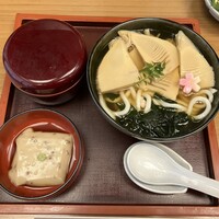 京都 権太呂 本店 - 若竹うどん御膳