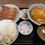 娘娘餃子 - C定食ライス大盛り