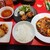 きつや - 料理写真:麻婆豆腐セット、手作り焼き餃子(３個)、キリンラガー
