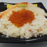 魚河岸 ひかり寿司 - まかない弁当(たしか1100円くらい)