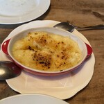 ピザ・ガーリック - マッシュポテトのチーズグラタン