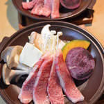 Rakuichi Rakuza - 和牛陶板焼き。