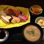 Sushi Tatsu - 寿司御膳(にぎり)