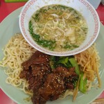 ラーメンスタンド とん平食堂 - パイカつけ麺800円(2024.4.6)