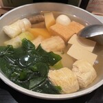 Oden Washoku Ginza Ogura - お好みおでんはテーブルの電磁調理器でアツアツ