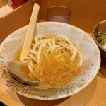 Futaba Seimen - 「高菜明太ご飯定食」(500円)のうどん
