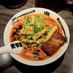 カラシビ味噌らー麺 鬼金棒 - ヤングコーンカラシビ味噌らー麺