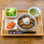 Gyudon (Beef bowl) lunch
