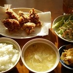 蘭蘭酒家 - 日替わり定食唐揚げ(600)