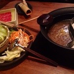 Shabushabu Onyasai - ゆず塩と豆乳。