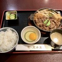 荒井屋 万國橋店 - 牛鍋定食1540円