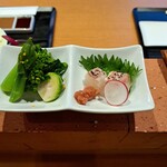 Koube Kushiage Rei Burikkusu - 前菜