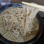 森の蕎麦かふぇ 九頭龍 - 二八の挽きぐるみの平打ち