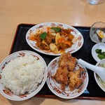 Shuukourou - 酢豚と唐揚げセットライス大盛