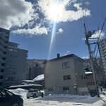 森彦 - ちょっと駅から細い道を歩くので、雪が積もっていたこの日は大変でした…