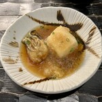 麻布十番居酒屋 あさごや - 牡蠣の揚げ出し豆腐