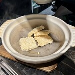 麻布十番居酒屋 あさごや - おこげ