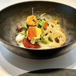 レミニセンス - 温野菜のサラダ仕立て　春らしい彩り　