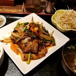 Shokumiken - バランス良い回鍋肉定食