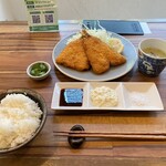 お出汁とお魚 スズノネ - 日替り 鰺フライタルタルソース