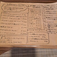 acero - ピザランチの時のランチメニュー。パスタランチの日は別