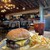 SMOKEHOUSE - その他写真:『Texas Smokey Burger¥2,380』
          ※lunch タヒチグリーンアイスティー・NOZY COFFEE