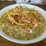 ドライブインどさん子 - ネギ味噌らーめん(大盛り)￥1100