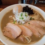 中村屋総本山 - 濃厚煮干そば＋チャーシュー・味玉