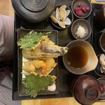 Kaisen Hamayaki Sakaba Aobamaru - 天ぷら定食