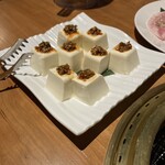 焼肉酒家　弁慶 - コースの、お豆腐