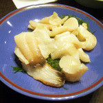 藤吉 - あんこうの会(7000円)のミル貝の刺身