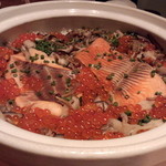 サーモンといくらの炊き込み御飯