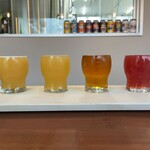 GROUNDTAP BREWERY TAP ROOM - テイスティングセット1,400円（と思う）
