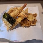 天浜 - 天ぷら定食の天ぷら