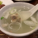 牛たん料理 閣 - テールスープ