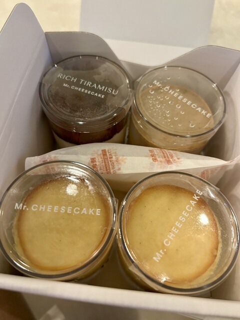 ミスチーページ Mr. CHEESECAKE assorted 3-Cube Peach Earl Grey