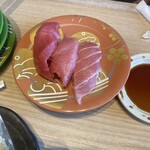 もりもり寿し - マグロ3種盛り