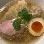 麺屋 おやゆび - ◆肉1エビ1ワンタンラァ麺
      しお山椒選択
      1,000円税込
      