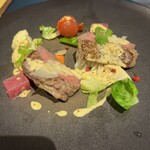 キハチ - 牛肉と春野菜